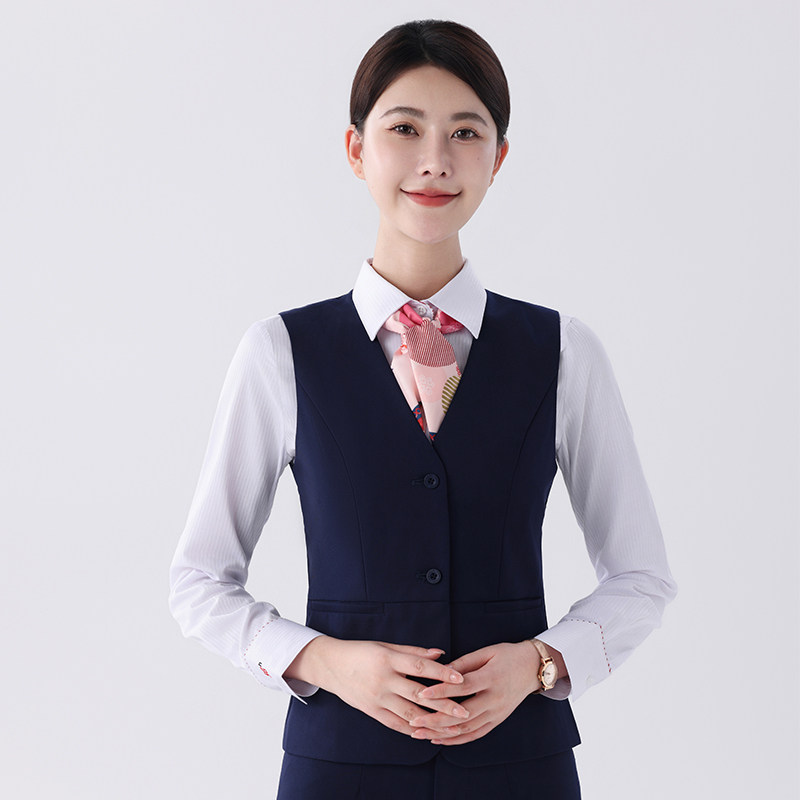 中国联通营业厅女马夹新款工作服女马甲员工制服夏季新款职业装