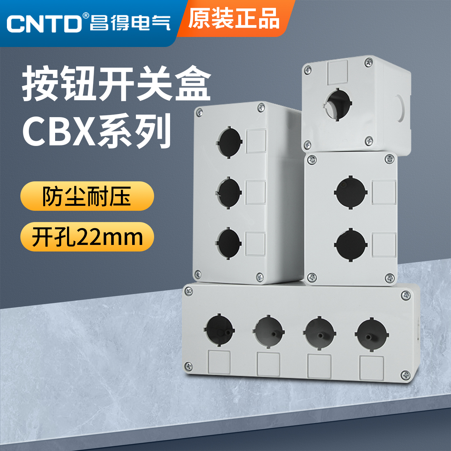 CNTD昌得CBX按钮盒4孔