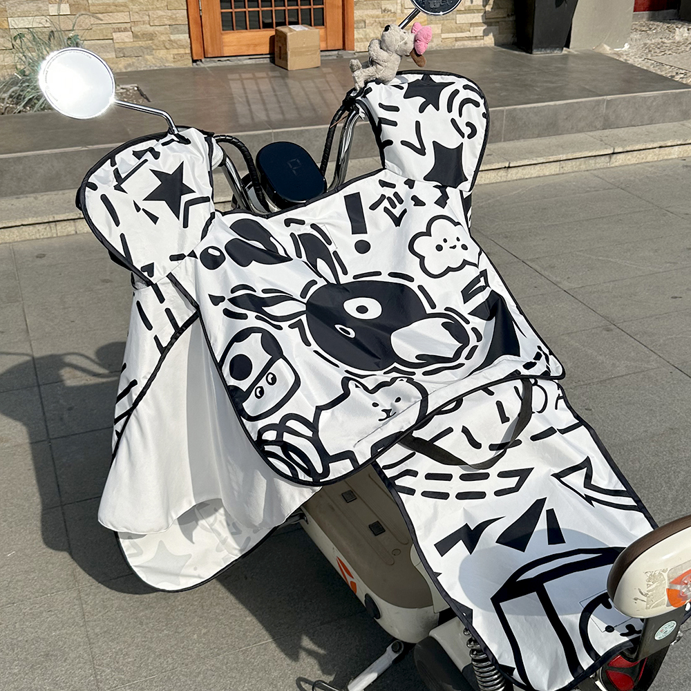 电动车防晒防雨罩挡风被夏天电动车挡风罩防风罩防水2025夏季新款