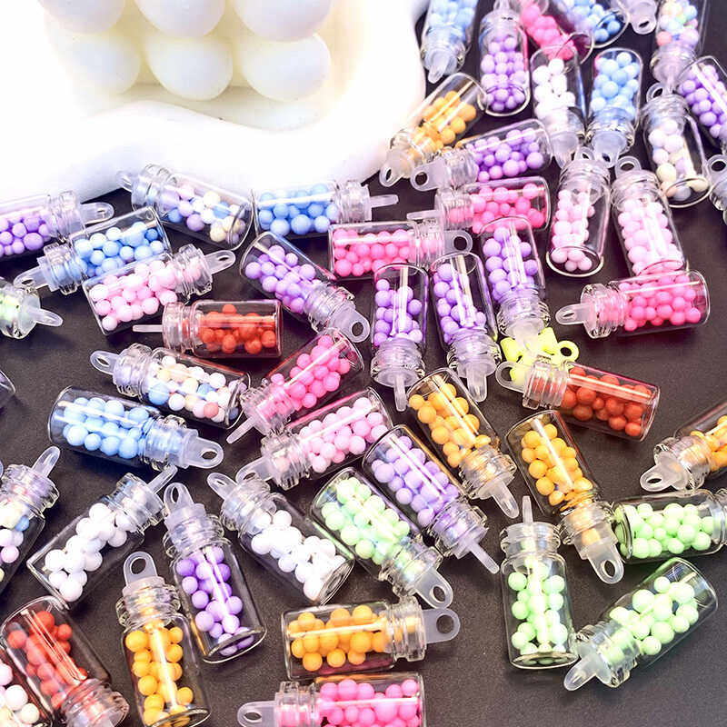泡沫玻璃球散珠饰品配件玻璃