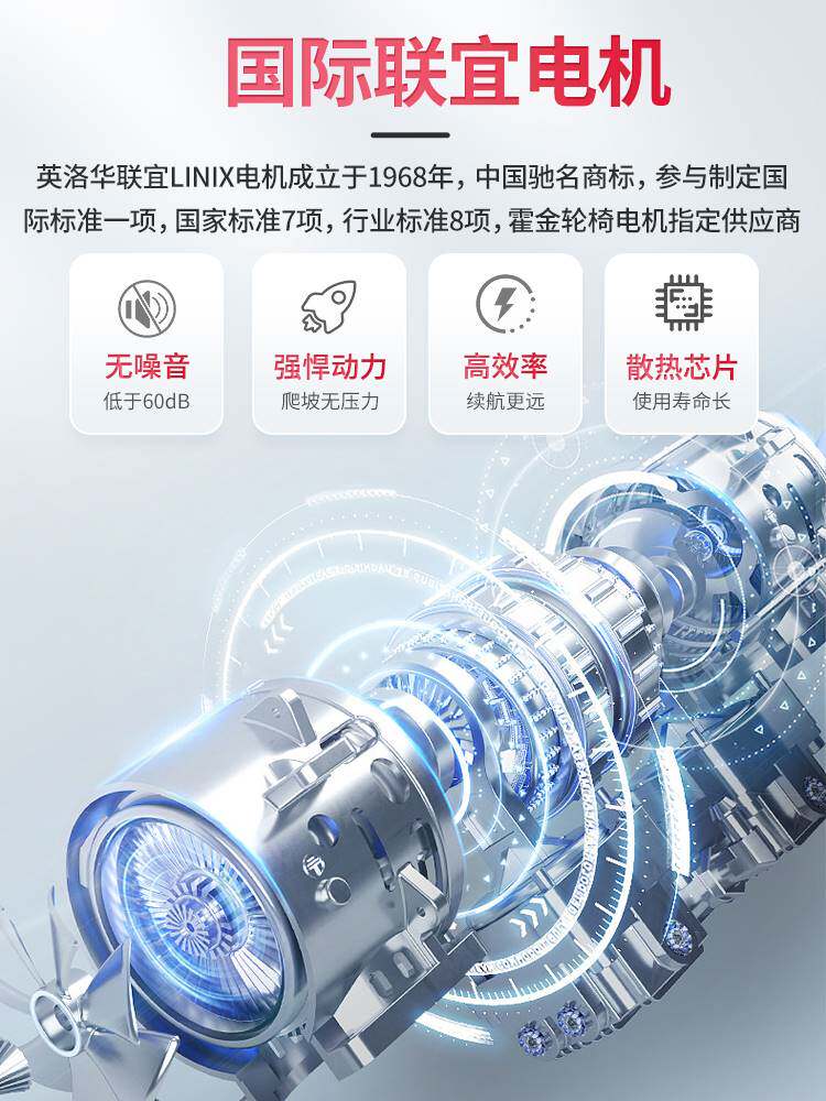 英洛华老年电动车四轮助力可折叠接送小孩子双人电瓶车老人代步车