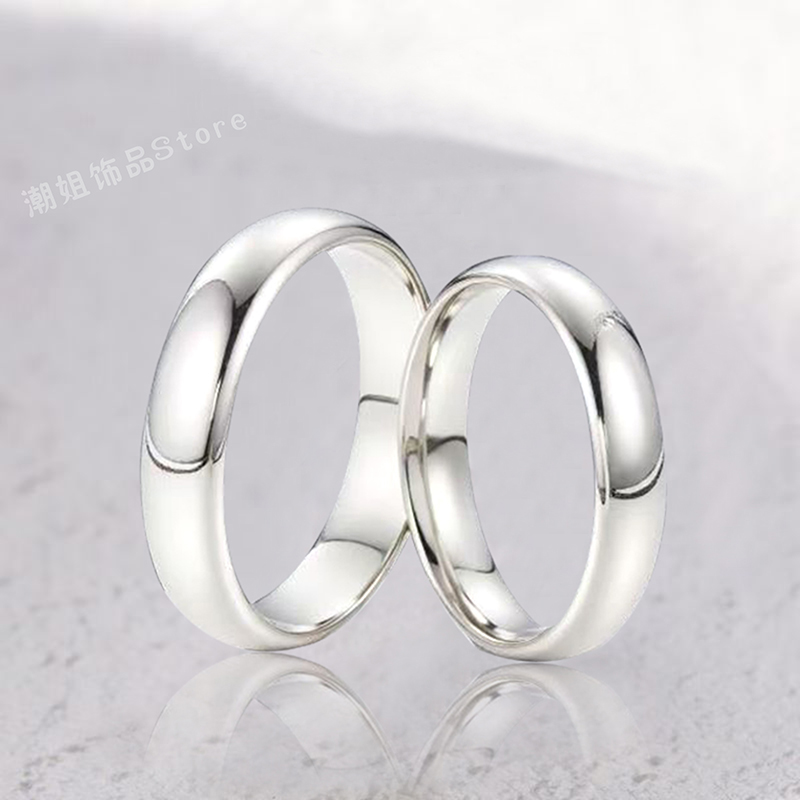 钛钢戒指不掉色素圈戒指