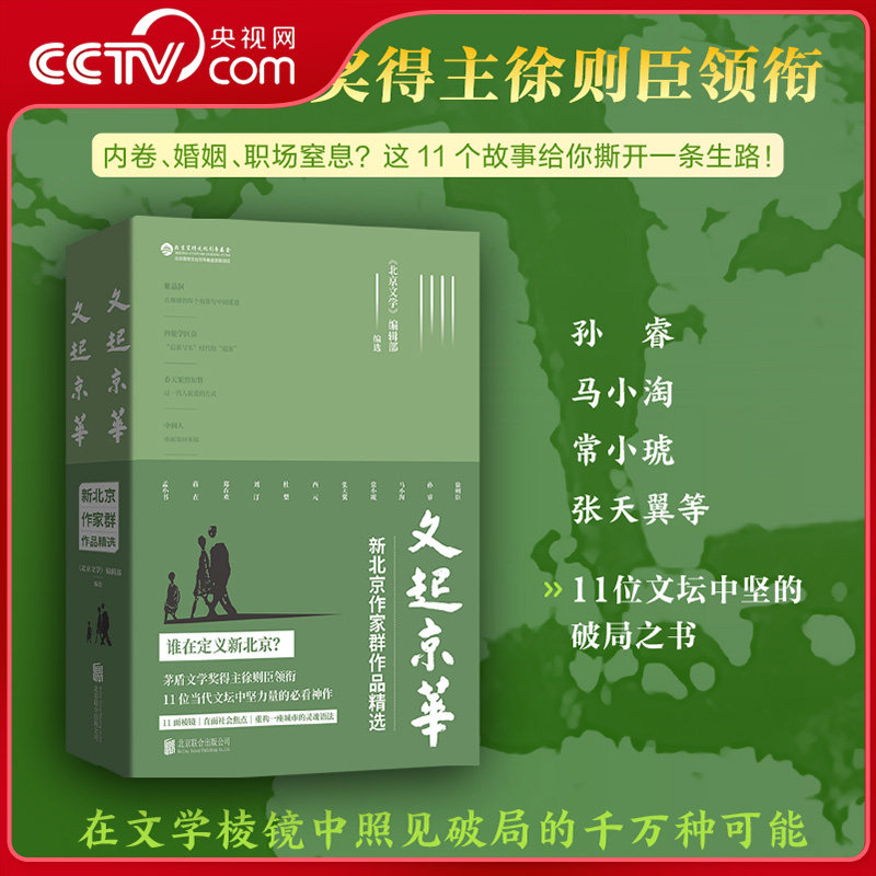 【央视网】文起京华 新北京作家群作品精选 全2册  茅盾文学奖得主徐则臣领衔11位当代文坛中坚力量 11面人性困境显微镜HJ