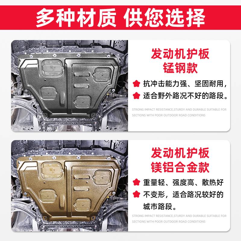 适用2023款长安逸动PLUS发动机下护板12-22/23款二代逸动底盘护板
