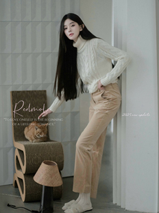 型西裤 Redmole 型｜直筒版 进口暖杏灯芯绒｜好版 ｜ 惬意时光