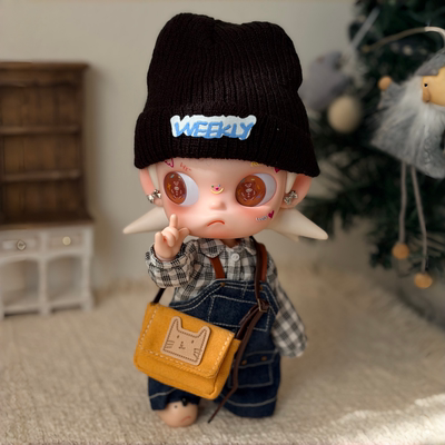 新款zsiga娃衣molly八分娃衣嘎子姐娃衣格子衬衫背带裤bjd娃衣