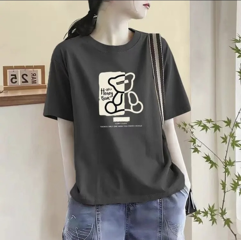2026新品纯棉纯色正肩圆领白色短袖T恤女款韩版打底衫春夏t恤