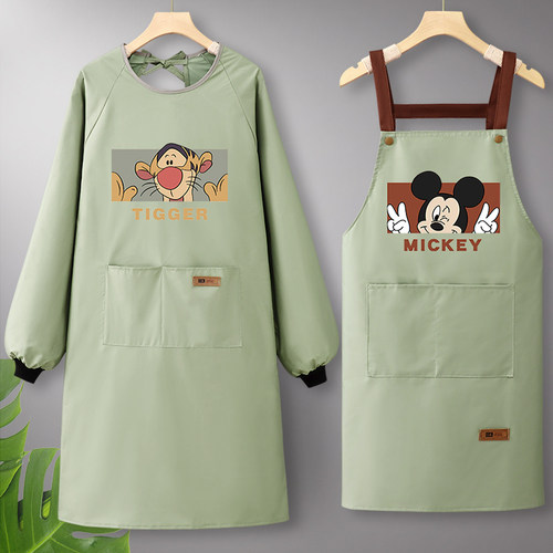 防水防油罩衣长袖围裙