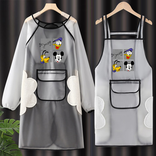 透明TPU防水长袖罩衣新款冬季