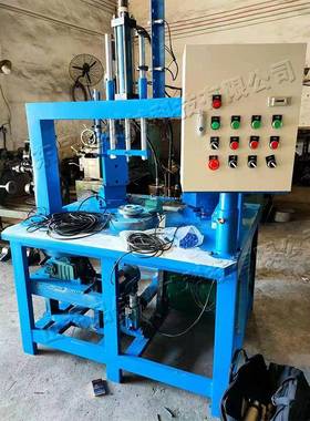 Disk edge wrapping machine 不锈钢圆盘卷边机 圆桌底板翻边机