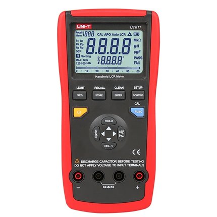 优利德UT611 UT612 手持式LCR数字电桥测试仪 电桥表 电容电感表