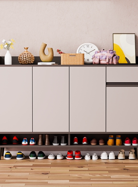 入户鞋柜家用门口外楼道室内鞋架多层出租屋用新款2025爆款玄关柜