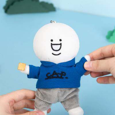小蓝和他的朋友们g胖可动挂件玩偶12cm背书包钥匙链圈扣小蓝公仔
