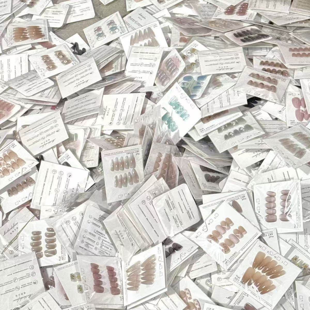 高级美甲穿戴甲批发摆地摊创业混批直播货源短款假指甲贴片学生,彩妆/香水/美妆工具,穿戴甲/甲片,淘宝优惠券,粉丝福利购,淘宝优惠卷