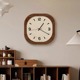法式 中古风餐厅钟表装 饰画创意时钟挂钟简约复古高级感客厅壁挂画