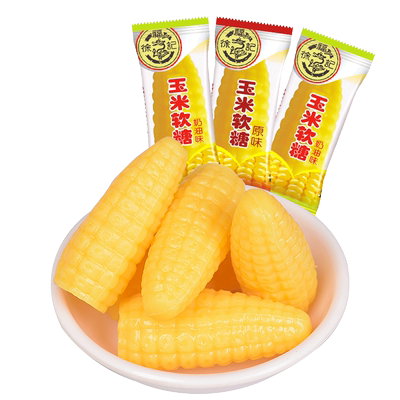 徐福记玉米软糖500g婚庆喜糖奶油味儿童软糖果零食小吃年货糖