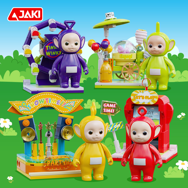 JAKI佳奇积木天线宝宝游乐园系列正版授权益智拼装玩具送儿童礼物图片