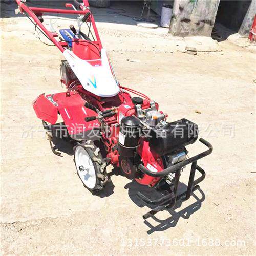 报价果园松土旋耕i机 锄地旋耕机 平顶山柴油手扶式旋耕机