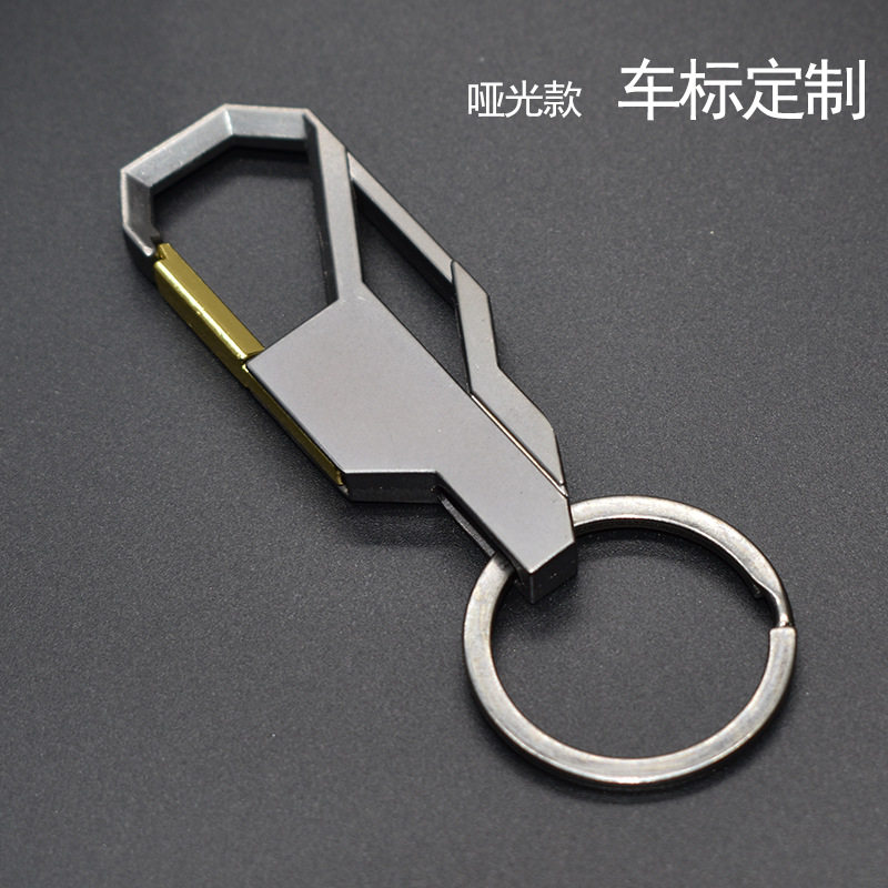 厂家销售金属钥匙扣钥匙链汽车挂件广告小礼品LOGO刻字