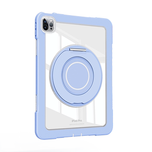 Roiskin720°支点壳ipadair6保护套带笔槽防弯透明轻薄第10代9九8八7硅胶2024新款苹果平板ipadpro11寸保护壳