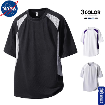 NASA速干棉短袖T恤男夏季新款