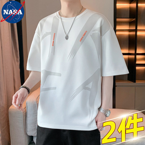 NASA上衣短袖t恤男士夏季新款