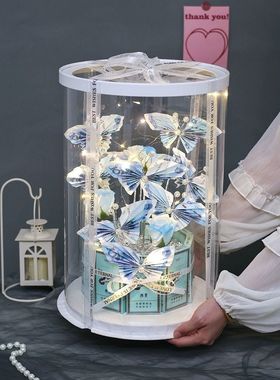 diy蝴蝶有钱花烟礼盒手工自制材料包情人节生日礼物七夕男友老公