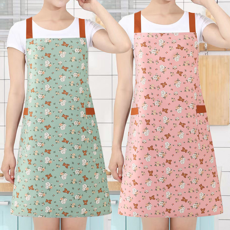 新款围裙防水防油污家用厨房男士女士耐磨耐脏可爱卡通工作服围腰,家庭/个人清洁工具,围裙,淘宝优惠券,粉丝福利购,淘宝优惠卷