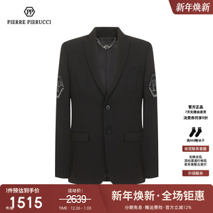 单排扣单西外套 休闲平驳领西服商务正装 PP意大利男装 2023秋冬新款