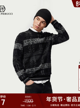 PP PIERRE PIERUCCIPP意大利轻奢男装2025秋冬新款长袖毛衫针织衫