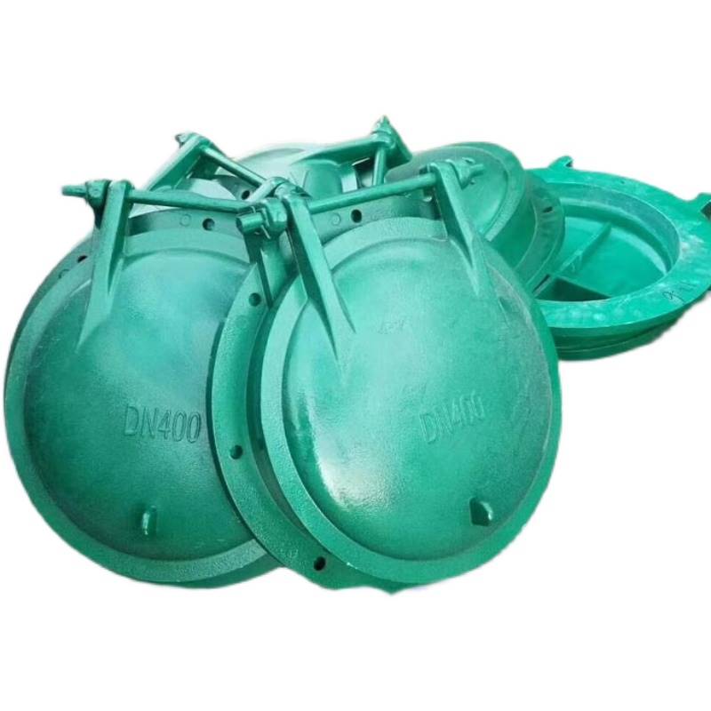 铸铁圆拍门 玻璃钢方拍门 出水口闸门拍门 双开式圆形不锈钢拍门