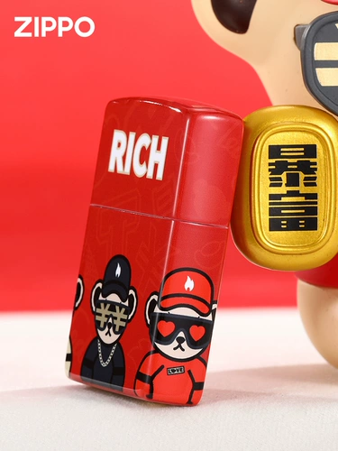 Пожарная машина Zippo Teddy Bear Teddybear подлинный суставочный набор подарочная коробка, чтобы дать парню подарки на День святого Валентина