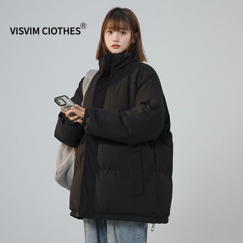 日式VISVIM BESSEL宽松外套棉衣男2026新款冬季加厚保暖立领棉服
