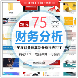 企业年度财务预算经营分析报告PPT 财务成本核算收入指标情况汇报