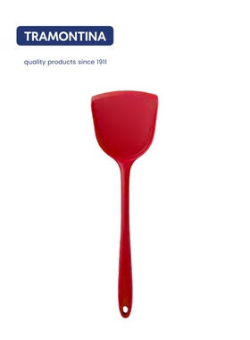 Tramontina查蒙蒂纳33cm红色食品级硅胶锅铲炒菜铲饭铲料理铲