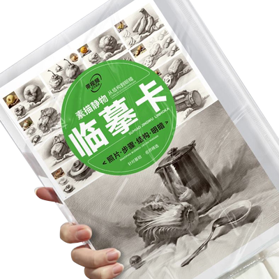 16k临摹卡素描静物从结构到明暗