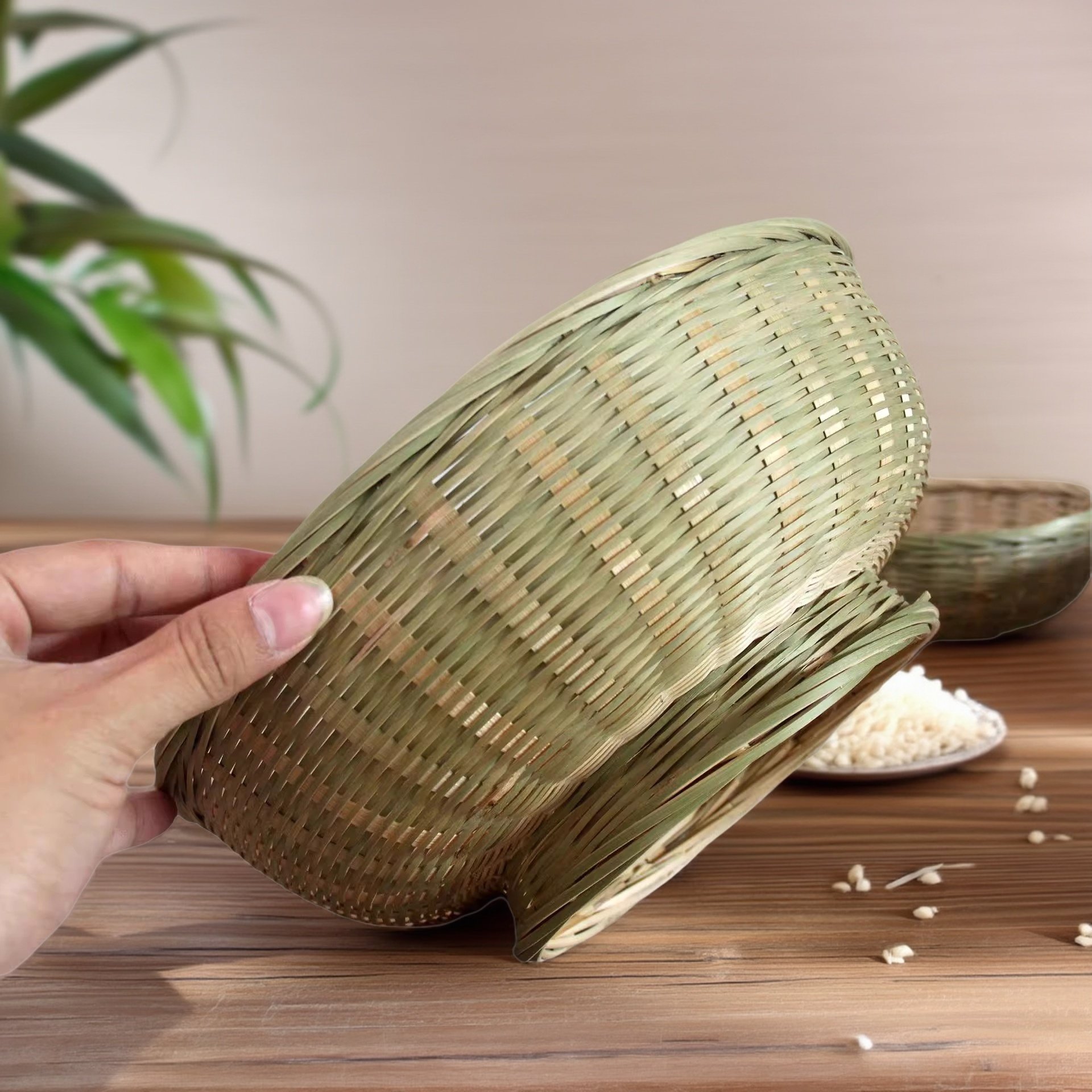 竹编馍筐馒头筐厨房鸡蛋收纳篮筐编织迷你手工竹框子小篮菜筐竹篮,特色手工艺,其他特色工艺品,淘宝优惠券,粉丝福利购,淘宝优惠卷