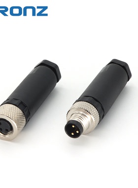 原装正品KRONZ克朗兹H0804F-0免焊接航空插头公母对接工业型专用