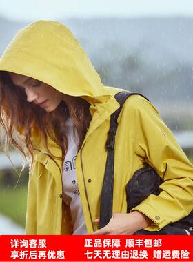 LAFUMA户外冲锋衣女士中长风衣防水夹克防风透气外套LFJA3AS60