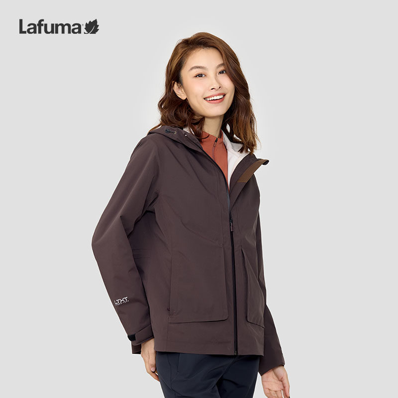 LAFUMA乐飞叶户外24秋冬防风防水三合一女款夹克保暖外套