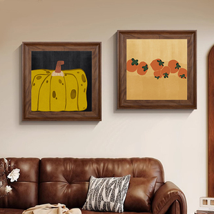 中古风轻奢高级感客厅沙发背景DIY数字油画手工绘填充涂色装饰画