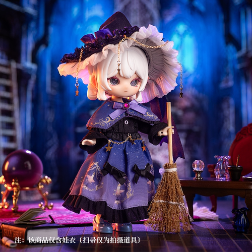 【SIMONTOYS】魔女小妮12分BJD可动玩偶ob11魔幻风手工成品娃衣