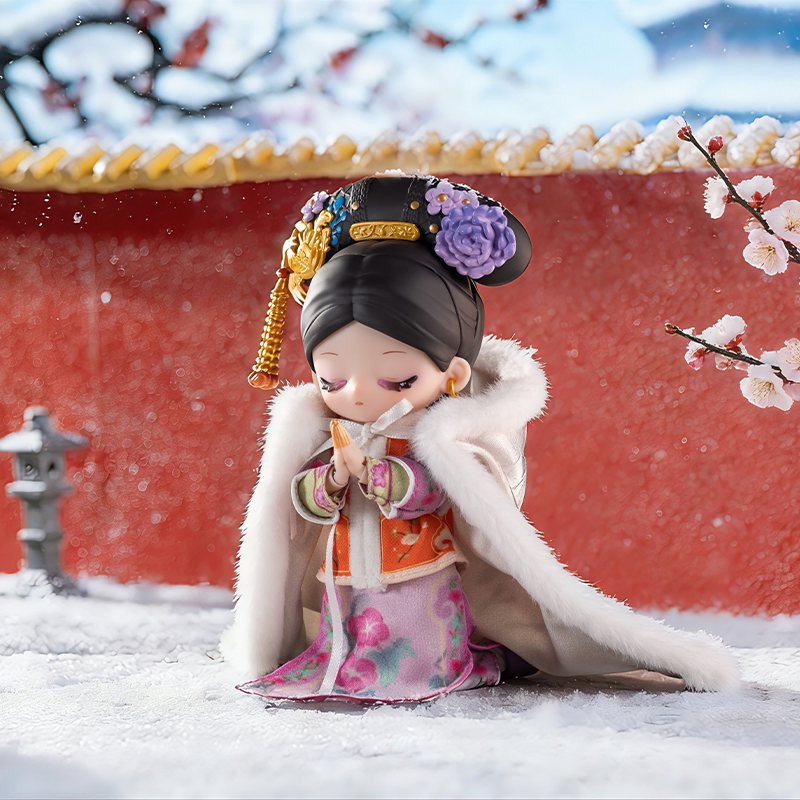 【SIMONTOYS】甄嬛传官方授权联名雪天祈福吊卡12分可动关节玩偶图片