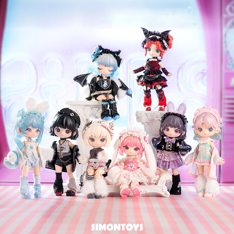【SIMONTOYS】莉洛洛二进制甜心系列12分BJD盲盒可动关节玩偶手办