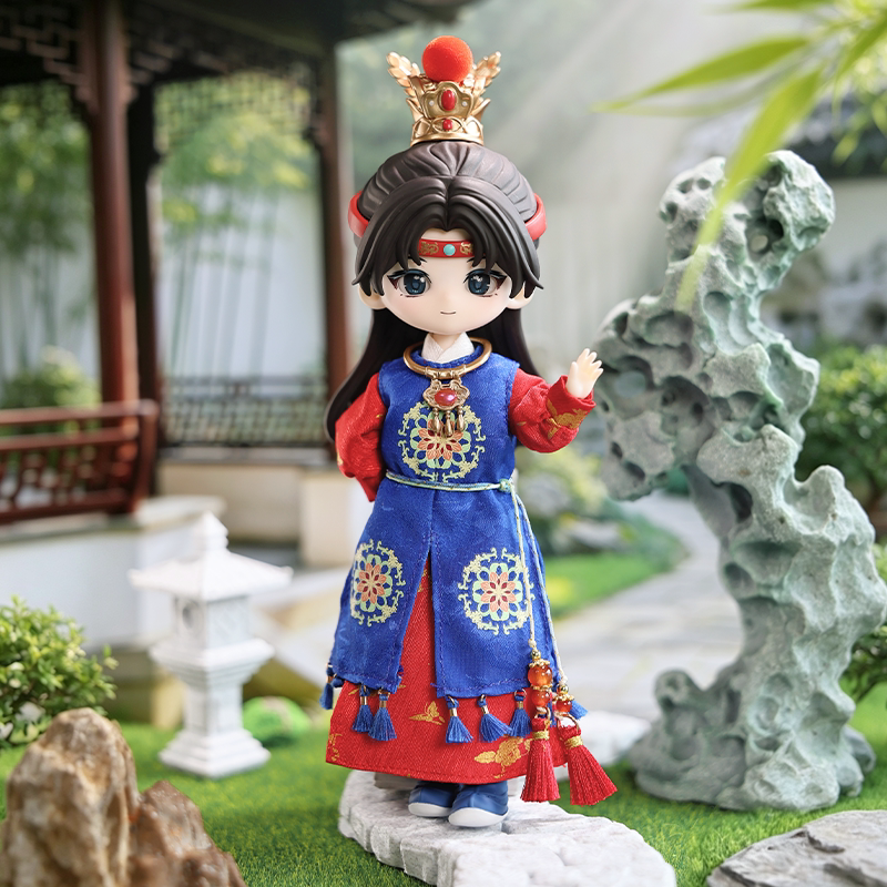 【SIMONTOYS】红楼梦系列贾宝玉吊卡12分BJD盲盒可动关节玩偶手办图片