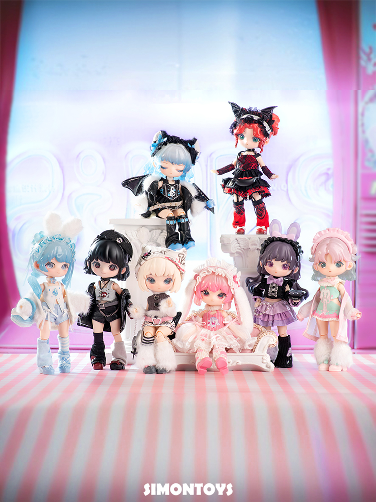 【SIMONTOYS】Lilolo бинарная сердце Series 12-точечная BJD слепая коробка подвижные суставы куклы
