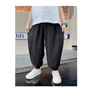 男童防蚊裤夏季薄款2026新款大儿童装夏款休闲运动长裤子男孩夏装