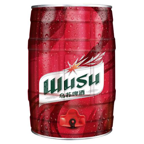 乌苏啤酒5L*1桶分享装