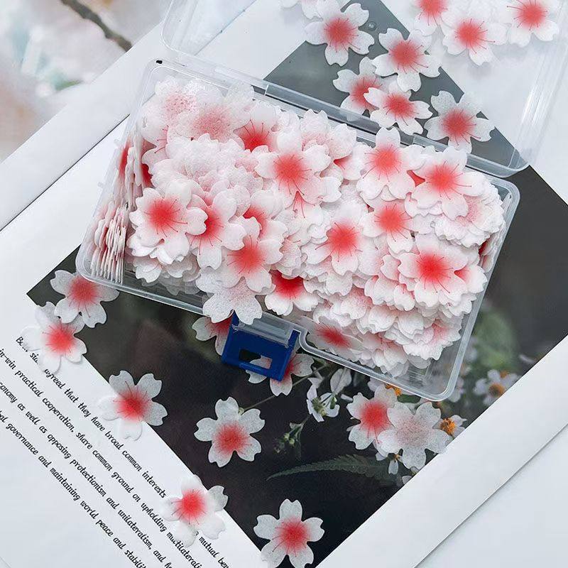 樱花糯米可食用装饰用纸威化纸烘焙波板糖水晶棒棒糖冰糖葫芦用纸