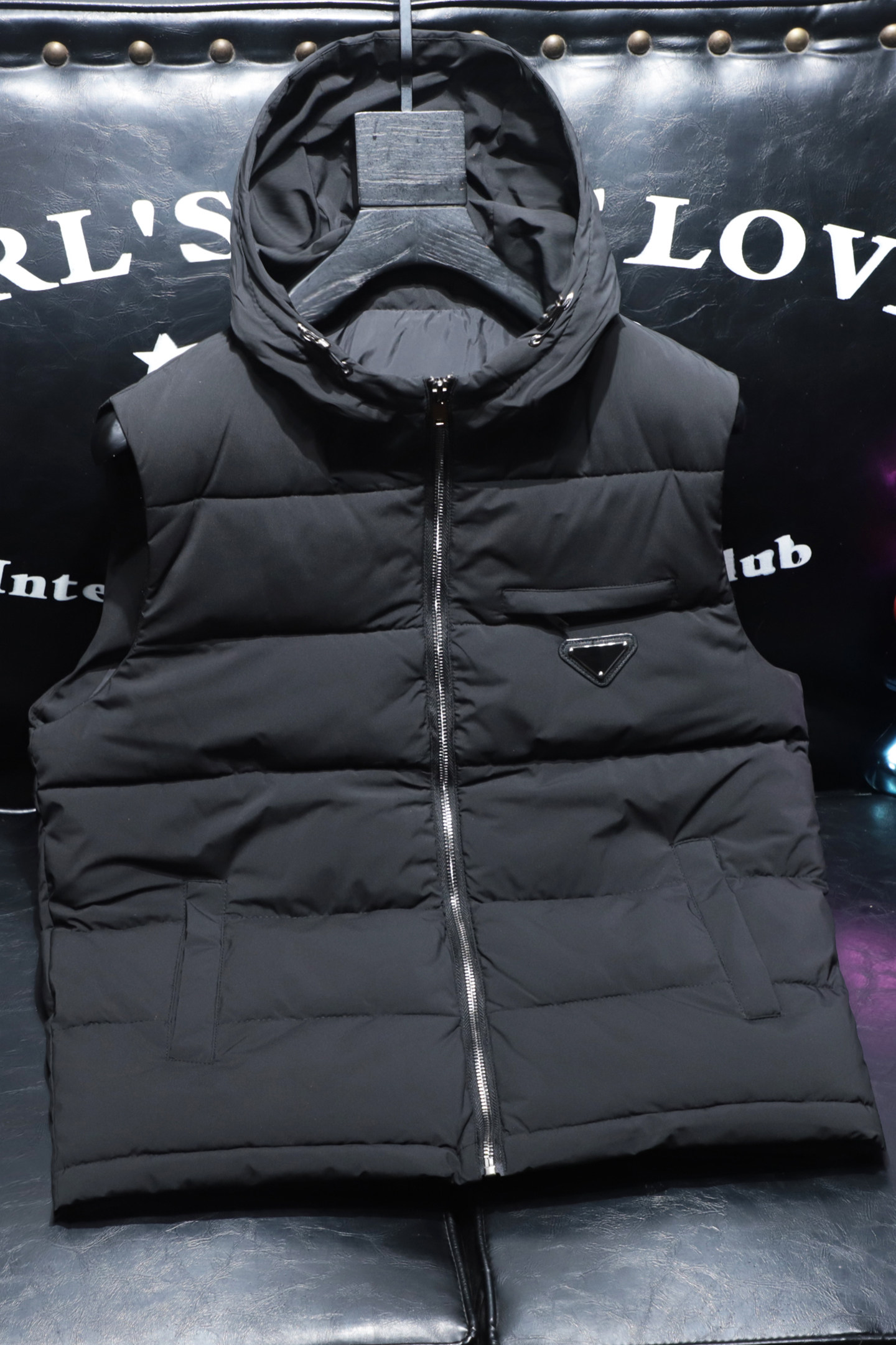 2025秋冬新款男士高端品质连帽棉服马甲D316-5502-P135,男装棉衣,电商D316